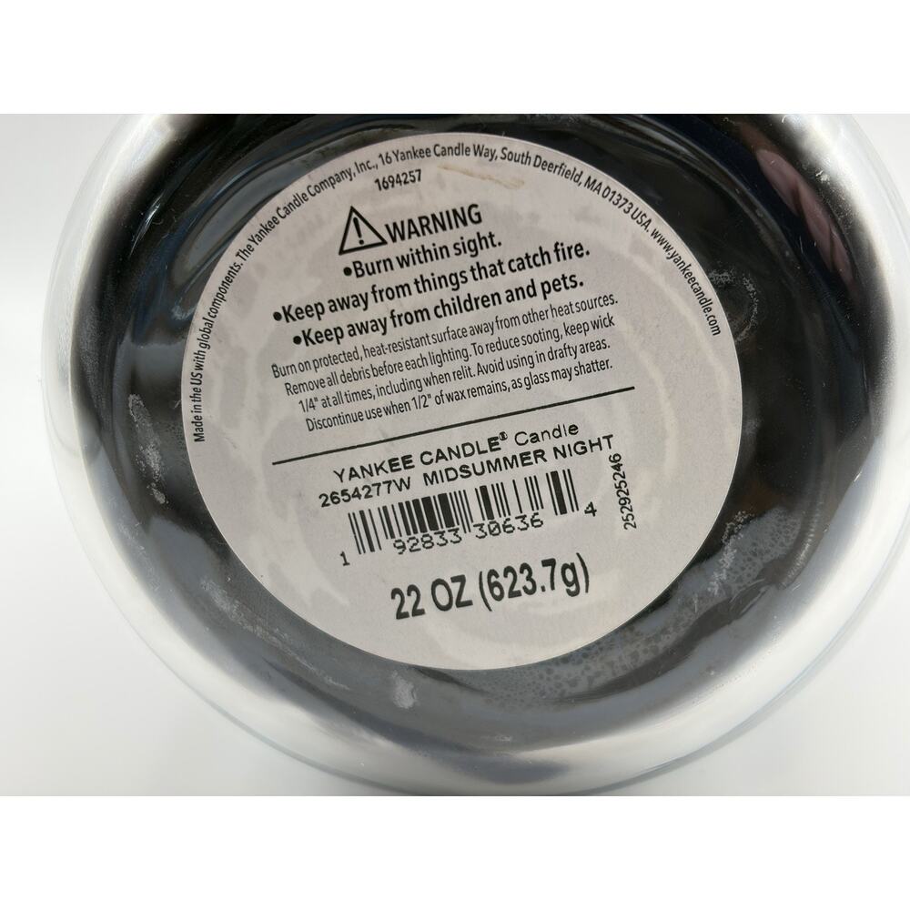 NEW Midsummer's Night Large 22 OZ Jar Candle 150+ Hours Burn Time - Picture 5 of 7